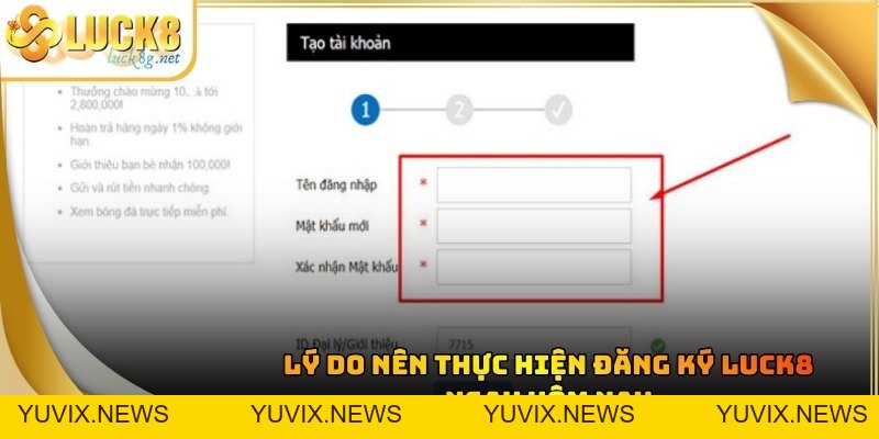 Đăng Ký Luck8 - Hướng Dẫn Tạo Tài Khoản Nhanh Chóng Nhất